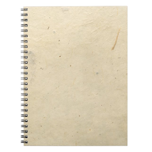 Paper white gray handmade notebook (Front)
