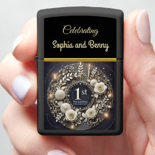 Paper Wreath of Enduring Love Zippo Lighter