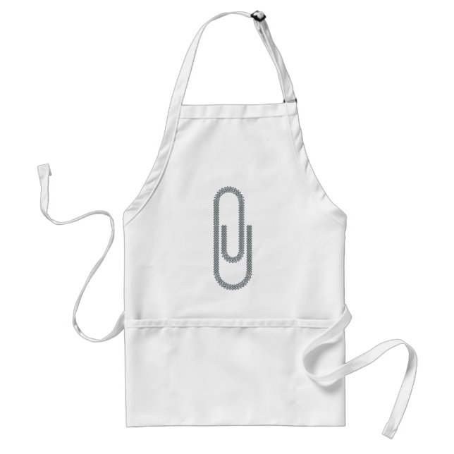 paperclip adult apron (Front)