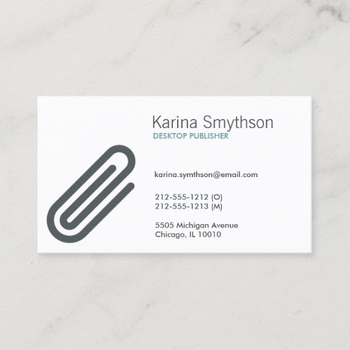 PAPERCLIP Business Card