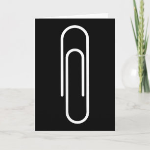 Paperclip, Funny, Jokes, Sarcastic Card