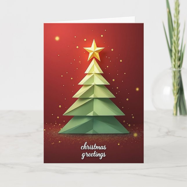 Papercraft Christmas Card (Front)