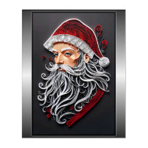 Papercrafted Santa