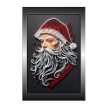 Papercrafted Santa