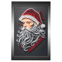 Papercrafted Santa