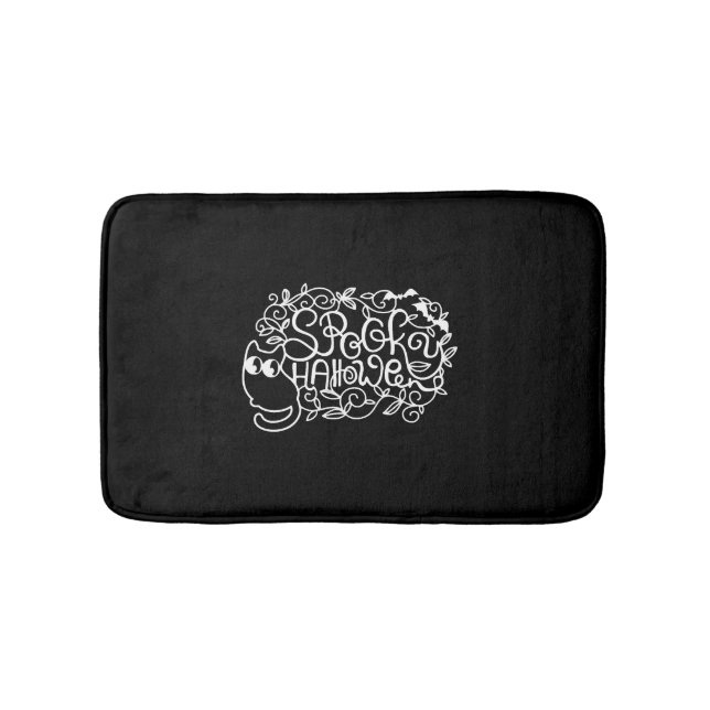 Papercut Halloween Spooky Halloween Bath Mat (Front)