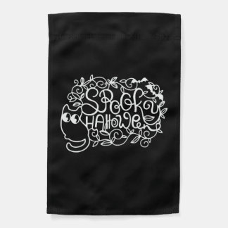 Papercut Halloween Spooky Halloween Garden Flag