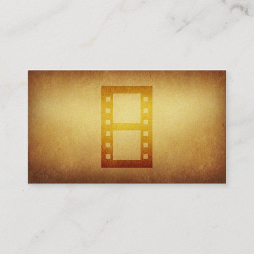Customizable Papered Archive Film Photographer Business Card