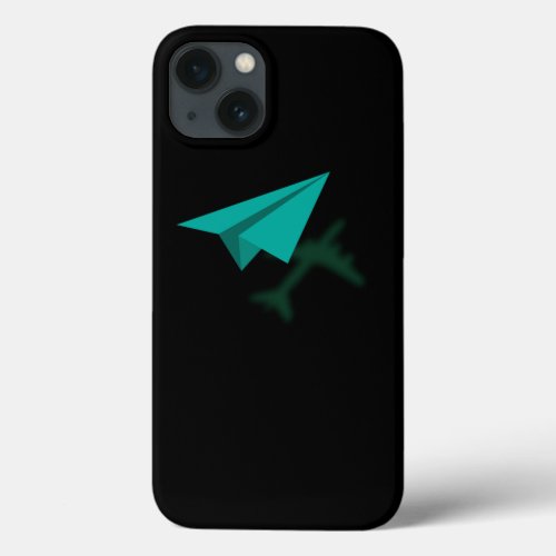 Paperplane Origami Hobby iPhone 13 Case