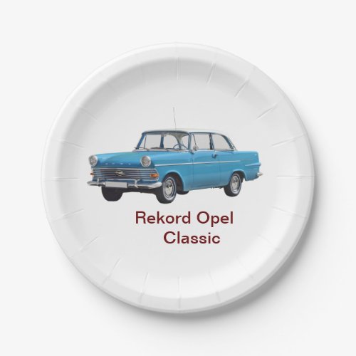 PaperPlate ClassicCars CarDesignPaperPlate Pape Paper Plates