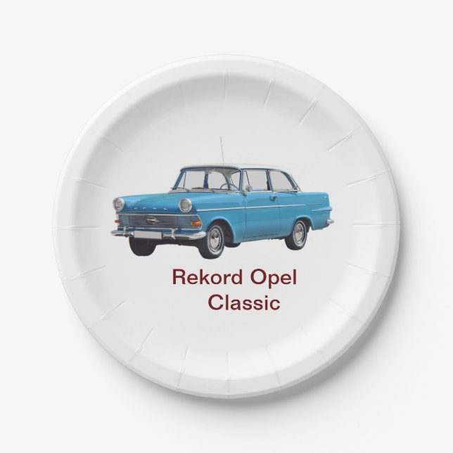 #PaperPlate #ClassicCars #CarDesignPaperPlate Pape Paper Plates (Front)