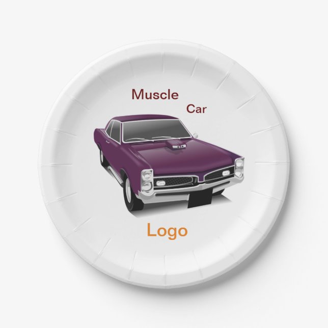 #PaperPlate #MuscleCar #CarDesignPaperPlate Paper  Plates (Front)