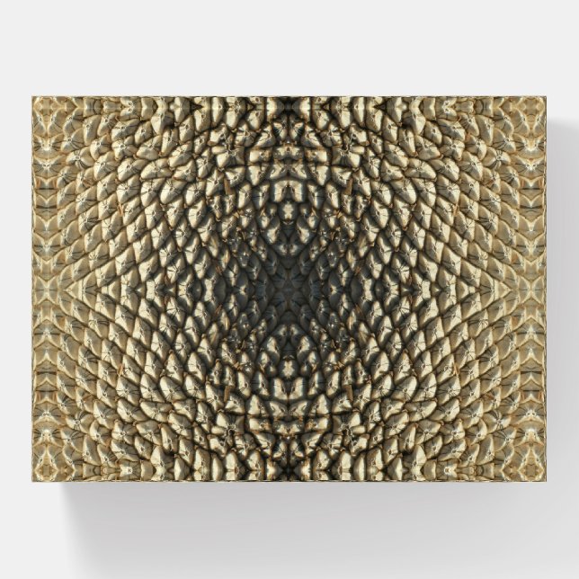 Paperweight - All Seeing Eye in Seeds (Front)