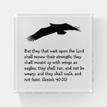 Paperweight - Eagle - Isaiah 40:31