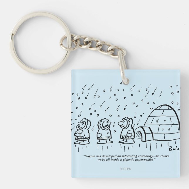 Paperweight Keychain (Front)