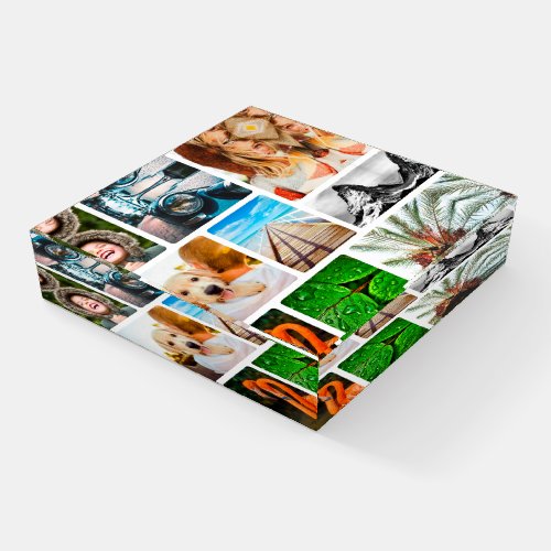 Paperweight Personalized 9 Photo Collage Template