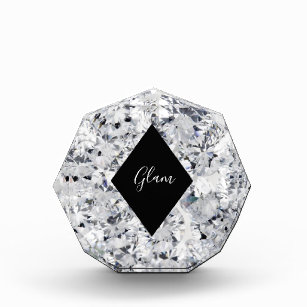 Paperweight Photo Block - Diamonds Glam Decor