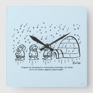 Paperweight Square Wall Clock