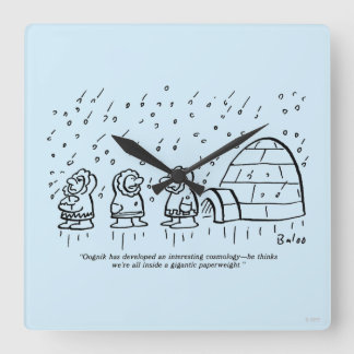 Paperweight Square Wall Clock