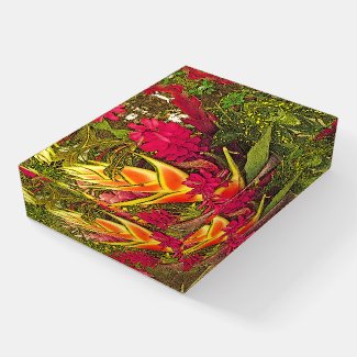 Paperweight/Vibrant-Colored Tropical Plants
