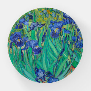 PAPERWEIGHT : VINCENT VAN GOGH : IRISES : DETAIL