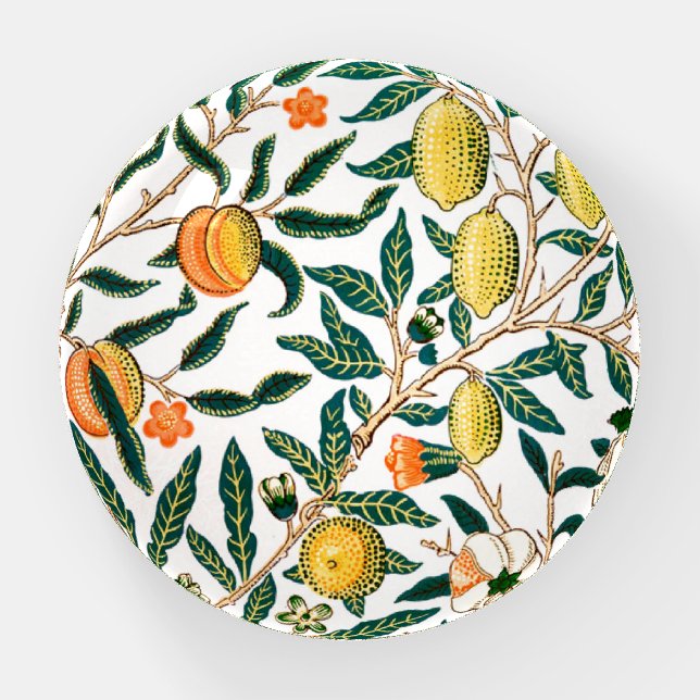 PAPERWEIGHT : WILLIAM MORRIS : POMEGRANATE (Front)