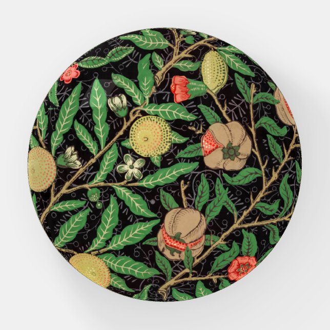 PAPERWEIGHT : WILLIAM MORRIS : POMEGRANATES (Front)