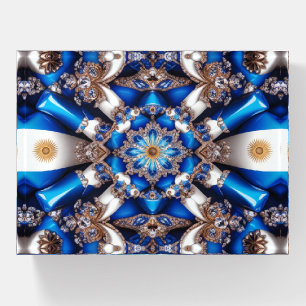 Paperweight with Argentinian Colors