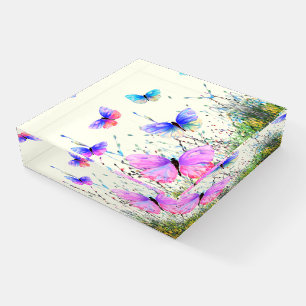 Paperweight with Butterflies