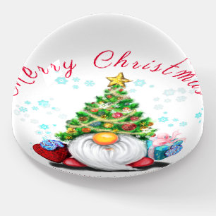 Paperweight with Christmas Gnome