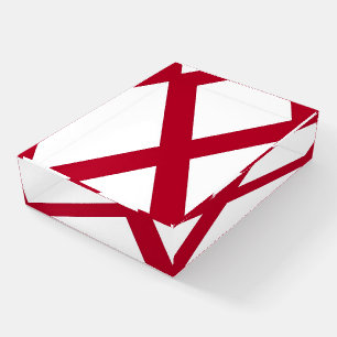 Paperweight with flag of Alabama, USA