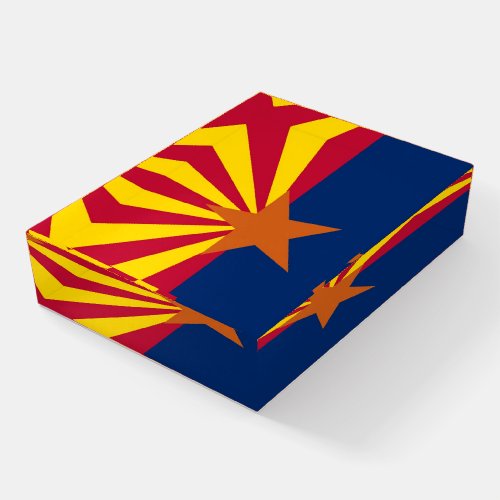 Paperweight with flag of Arizona USA