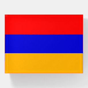 Paperweight with flag of Armenia