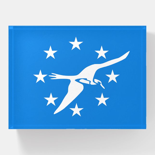 Paperweight with flag of Corpus Christi, USA (Front)