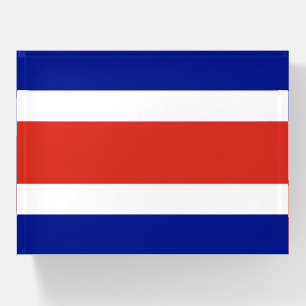 Paperweight with flag of Costa Rica