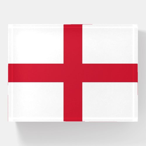 Paperweight with flag of England United Kingdom