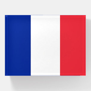 Paperweight with flag of France