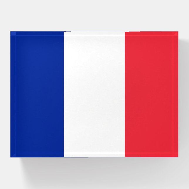 Paperweight with flag of France (Front)