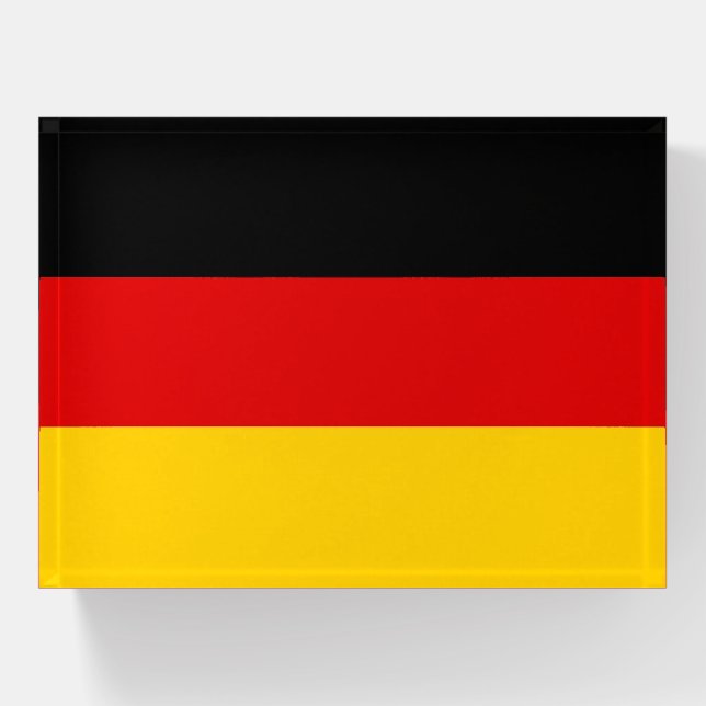 Paperweight with flag of Germany (Front)