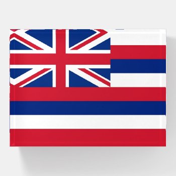 Paperweight With Flag Of Hawaii  Usa by AllFlags at Zazzle