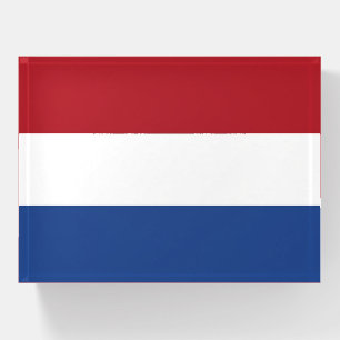 Paperweight with flag of Netherlands