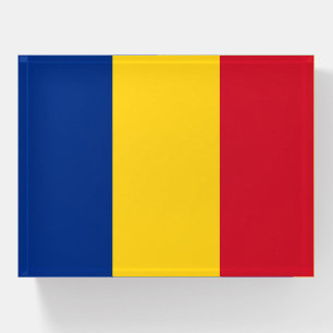 Paperweight with flag of Romania