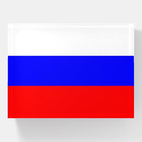 Paperweight with flag of Russia