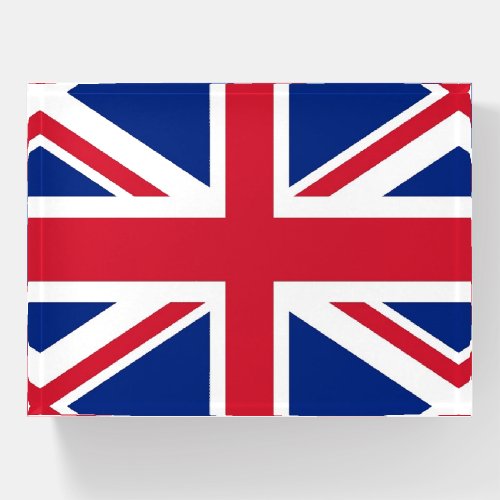 Paperweight with flag of United Kingdom