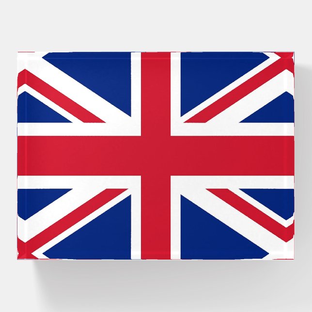 Paperweight with flag of United Kingdom (Front)