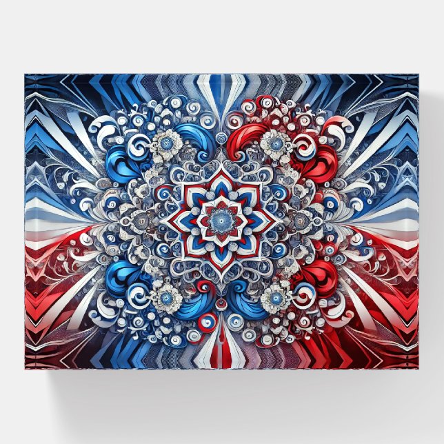 Paperweight with French Colors (Front)