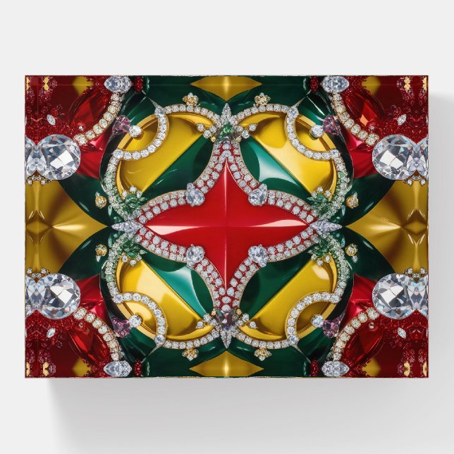 Paperweight with Los Angeles Colors (Front)