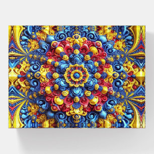 Paperweight with Romanian Colors