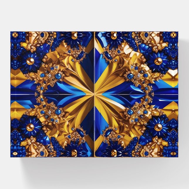 Paperweight with Sweden Colors (Front)