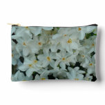 Paperwhite Narcissus Delicate White Flowers Accessory Pouch